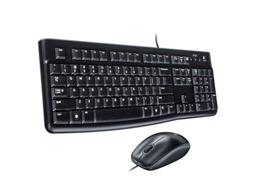 TECLADO LOGITECH + MOUSE OPTICO USB MK120