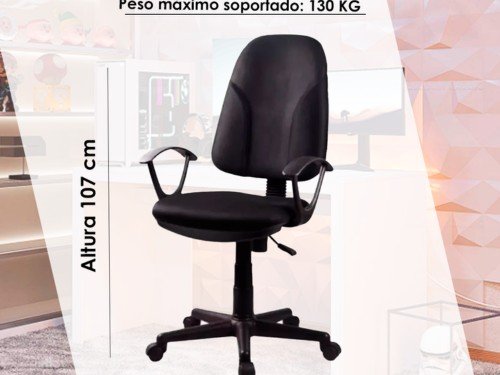 Silla Oficina Sillon Pc Escritorio Altura Regulable Movil