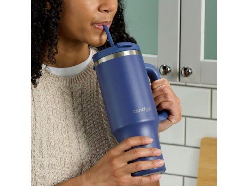 Vaso Termico Contigo c/manija Streeterville 1180 Ml Azul 29hs FRIO