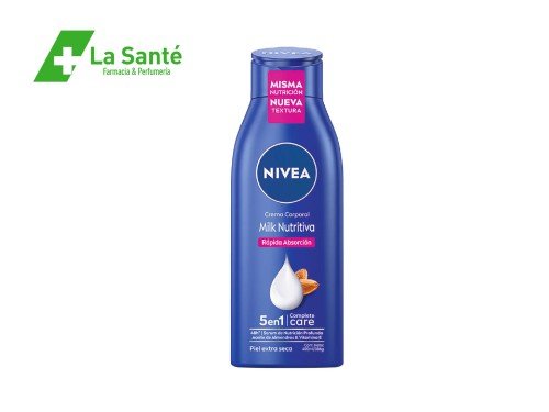 Nivea Body Crema Corporal Milk Nutritiva Piel Extra Seca 400Ml