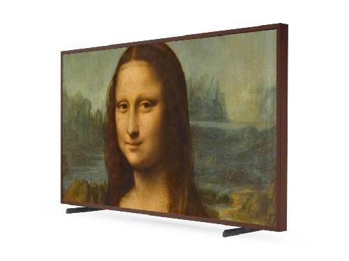 Televisor Samsung 55" EQ QLED 4K Marco Nogal Marron