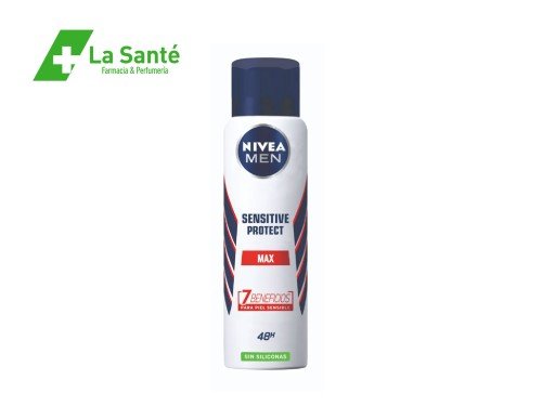 Nivea Men Desodorante Antitranspirante Aerosol Sensitive Protect 150Ml