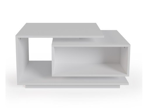 Mesa Ratona Moderna Centro Melamina Minimalista MR02 Blanco