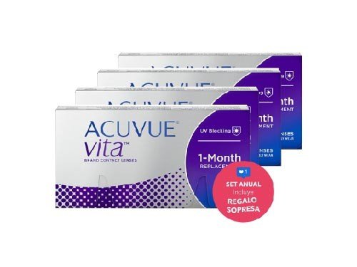 Lente de contacto Mensual Acuvue VITA 4 cajas