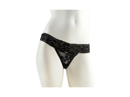 Tanga Vibradora Balita Talle Grande Femenina Encaje Color Negro Sexy