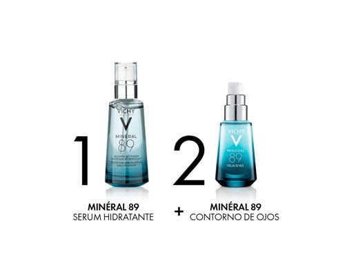 Combo Serum Mineral 89 50ml + Mineral 89 Contorno de Ojos 15ml Vichy