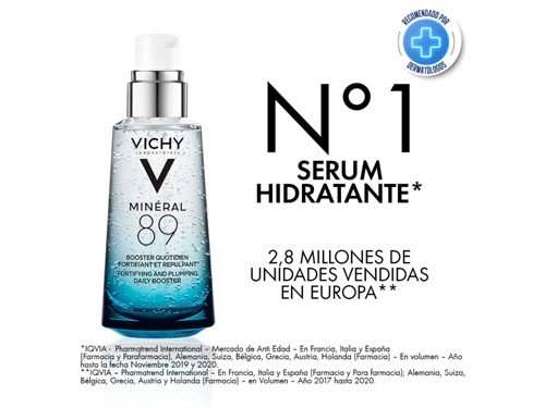 Combo Serum Mineral 89 50ml + Mineral 89 Contorno de Ojos 15ml Vichy