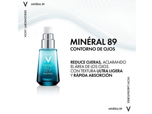 Combo Serum Mineral 89 50ml + Mineral 89 Contorno de Ojos 15ml Vichy