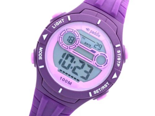 Reloj Paddle Watch Dama Digital Cronometro Alarma Calendario