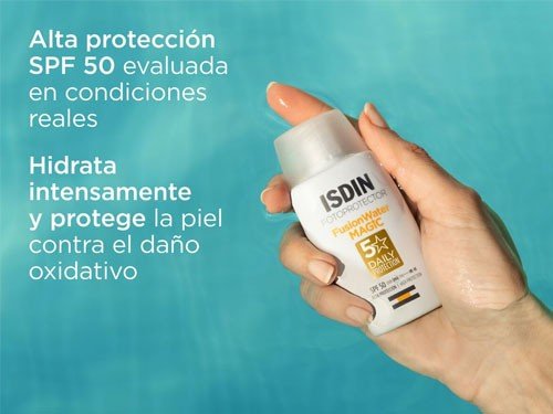 Protector Solar Fusion Water Magic 5 Stars Fps50+ 50 ml Isdin