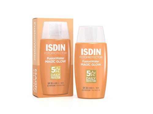 Protector Solar Fusion Water Magic Glow Spf30 50 ml Isdin