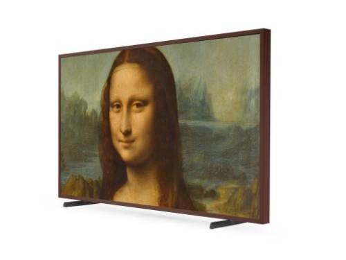 Televisor Samsung 65" EQ QLED 4K Marco Nogal Marron