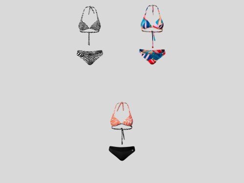 Bikini triangulo soft armado cola less. Tricto Runik