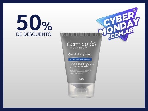 Gel de Limpieza Dermaglós Hombres Refrescante 100g