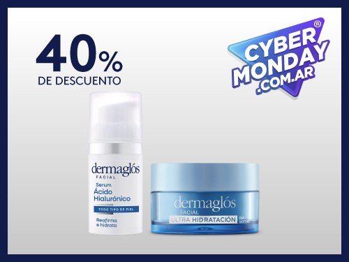 Kit Facial Dermaglós Serum + Crema Gel Ultra Hidratacion