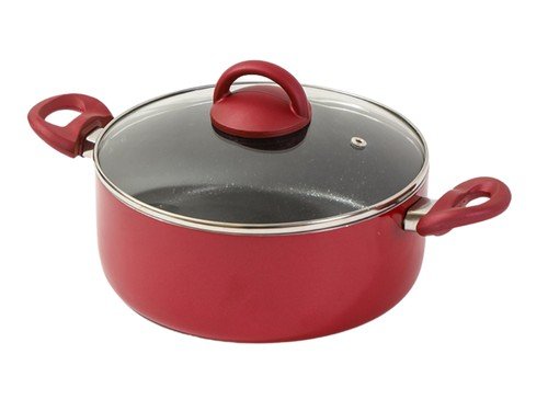 Batería de Cocina Roja Feuer Jena 7 Piezas