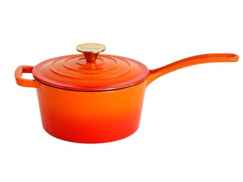 Batería de Cocina Hierro Enlozado Feuer Naranja 3 Piezas