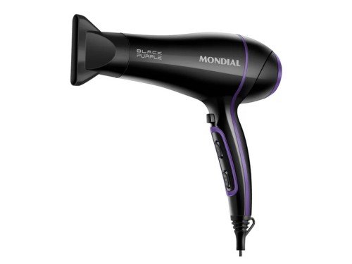 Secador De Pelo Negro Mondial 2000w 220v 3 Velocidades