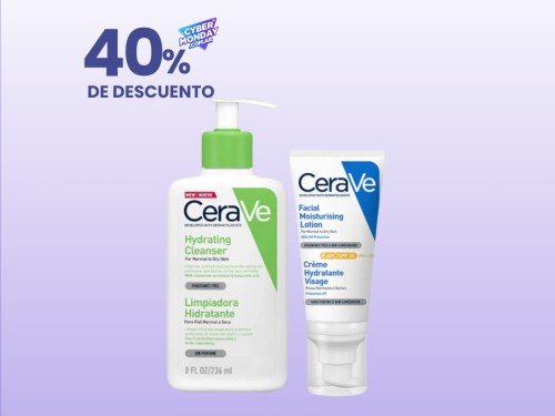 Kit Cerave Limpiador Hidratante + Loción Hidratante Fps30