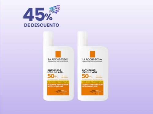 Combo X2 Anthelios UV Mune 400 Fp50 Fluido La Roche Posay