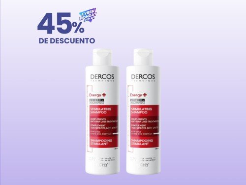 Combo X2 Shampoo Anticaída Dercos Vichy 200Ml