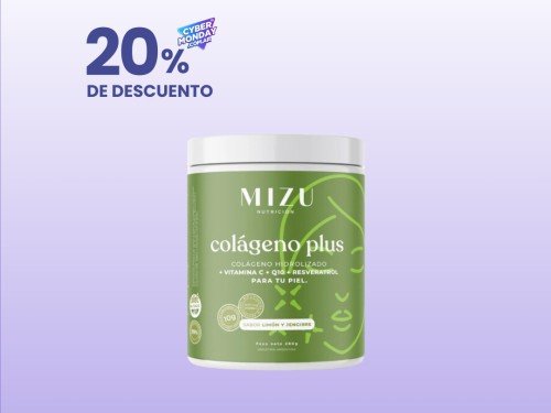 Suplemento Colágeno Plus Sabor Limón y Jengibre Mizu X280Gr