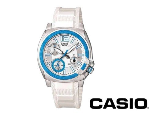 Reloj Mujer Casio Ltp1320b-2a1 Malla Resina WR 50mts