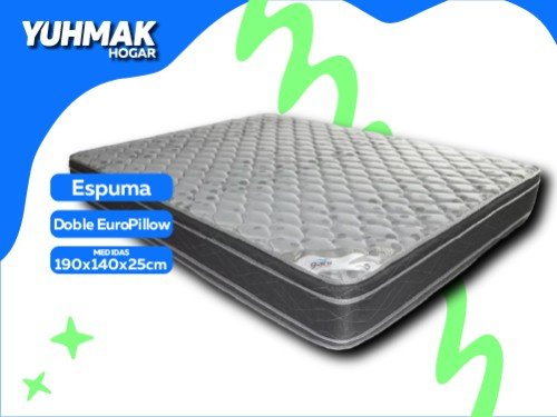 Colchon Gani De Espuma Silver Flex 110Kg 190X140X25