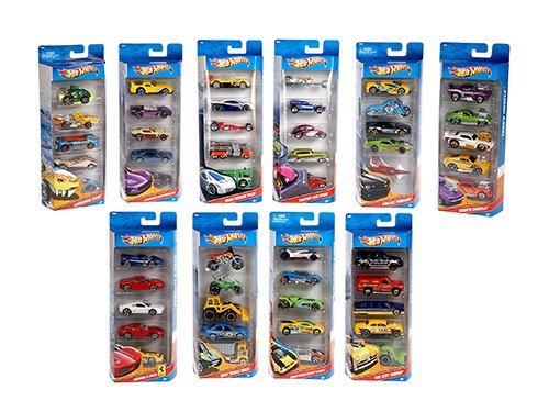 AUTO HOT WHEELS PACK x 5 U.