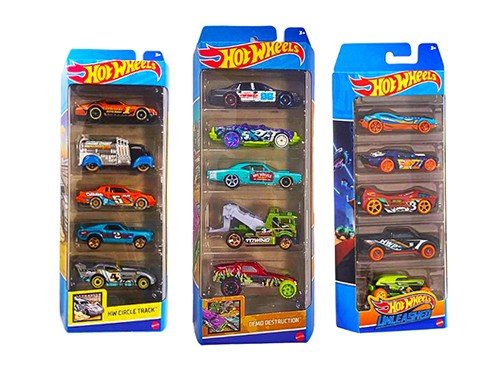 AUTO HOT WHEELS PACK x 5 U.