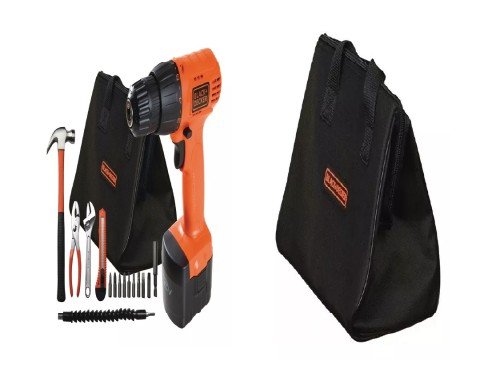 Kit De Taladro Atornillador Inalambrico Black Decker Cd121ka