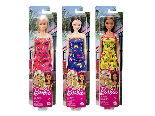 MUÑECA BARBIE BASICA SURT.