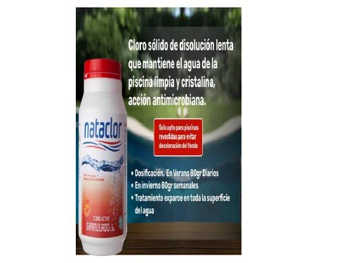 Nataclor Cloro Activo Granulado 5kg - Cloro para Piscinas