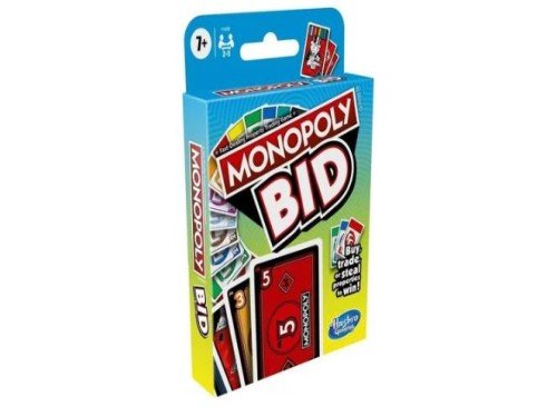 Juego De Mesa Monopoly Cartas Bid Hasbro