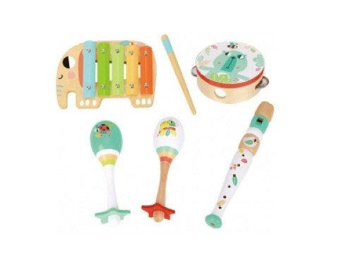 Set de instrumentos musicales - 6 piezas - Tooky Toys