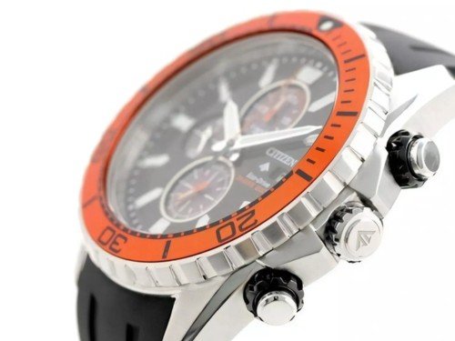 Reloj Citizen Hombre Ecodrive Crono Ca071813e Buceo 200 Mts