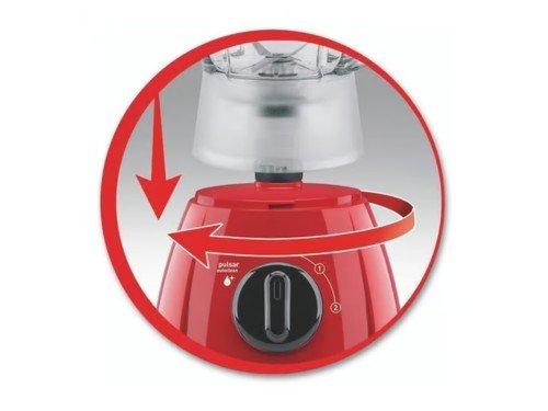 Licuadora Optimix Plus Roja Moulinex