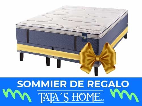 Sommier King Size Resortes Pocket 180x200x30 Serta Pensilvania