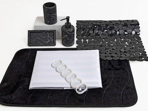 Set de Baño de Luxe 7 piezas - Negro