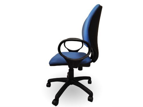 Silla de escritorio Riota MRB con brazos ergonómica eco cuero