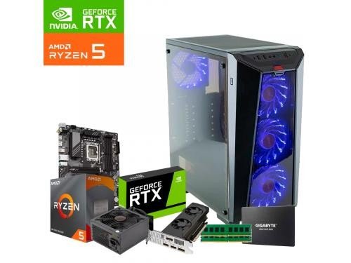 Pc Necxus Gamer/Diseño Ryzen 5 4500 16GB 480GB SSD RTX 3050 6GB Cooler