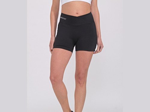 Short Deportivo cintura cruzada alta frunce trasero  push up Runik