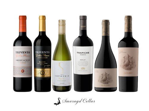 Vino Combo Mix Reservados (Trivento Sophenia Trapiche Perdices)