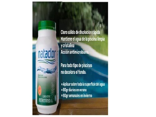 Cloro Instantáneo Granulado Nataclor 5kg - Disolución Rápida