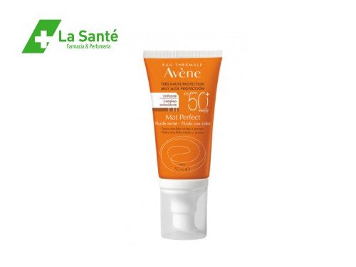 Protector Solar Avene con Color Mat Perfect SPF 50+ 50ml