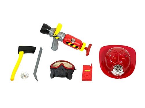 SET BOMBERO FIRE FIGHTING EN CAJA CON ACCESORIOS 60CM