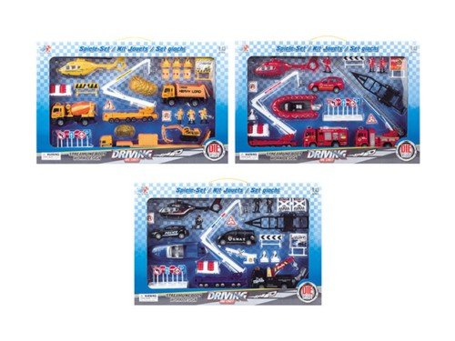 SET DE VEHICULOS DIE CAST 1:43 20 PIEZAS 3 MODELOS