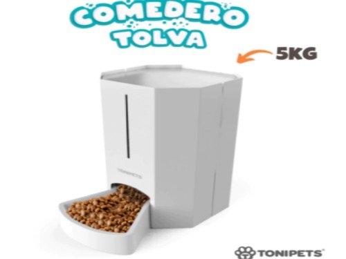 Comedero Tolva Metal ToniPets L