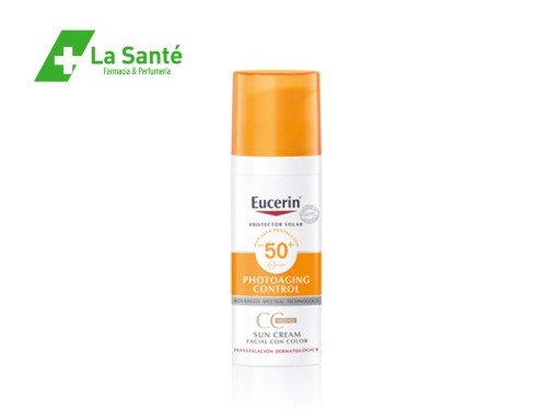 Protector Solar Eucerin Sun SPF50 CC Cream x 50ml