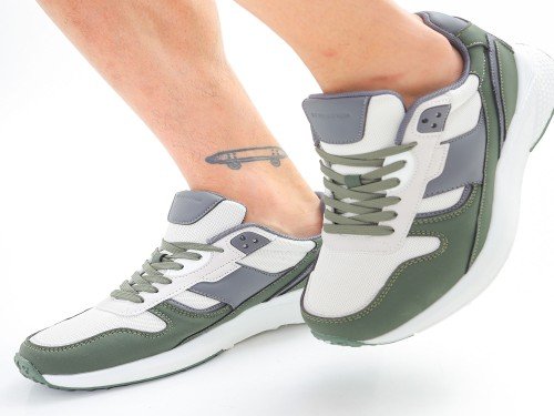 Zapatilla Urbanas Con Cordón de Hombre Bastian Verde Kevingston